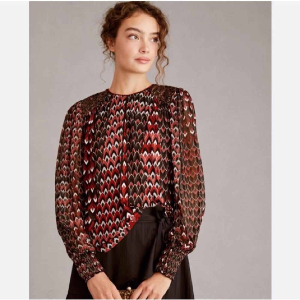 Bl-nk Sequin-Embellished Blouse